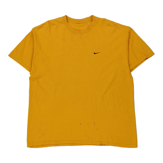 Vintage yellow Nike T-Shirt - mens xx-large