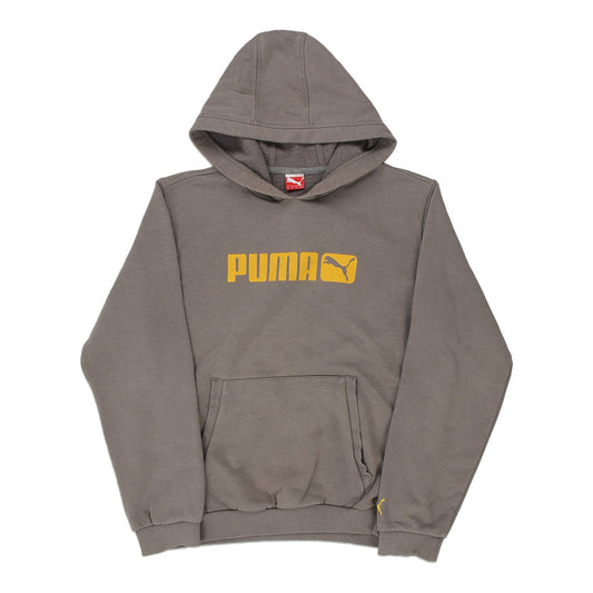 Vintage grey Age 12-14 Puma Hoodie - boys x-large