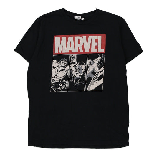 Vintage black Marvel T-Shirt - mens small