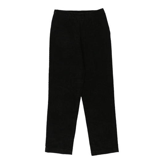 Vintage black Belfe Cord Trousers - womens 28" waist