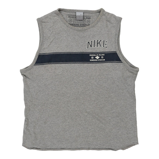Vintage Nike Vest - Medium Grey Cotton
