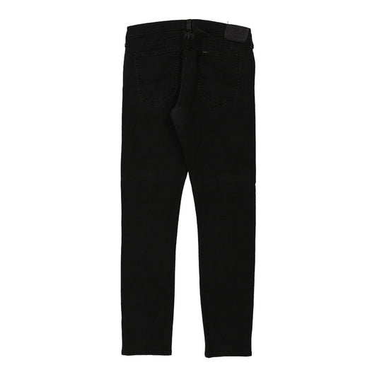 Vintage Lee Jeans - 32W UK 12 Black Cotton