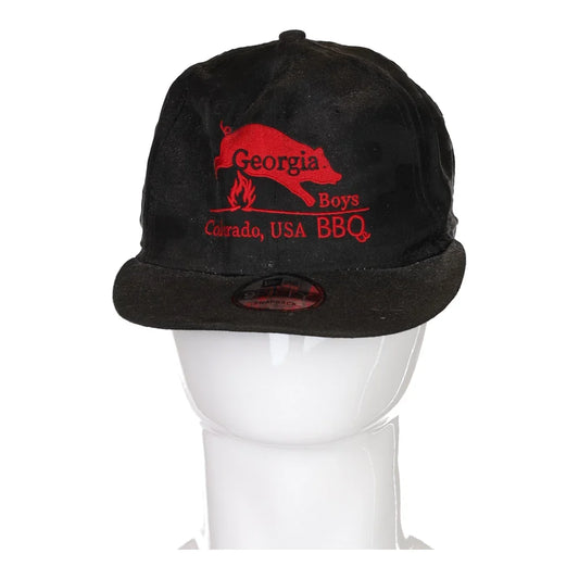 Vintage black Georgia New Era Cap - mens no size