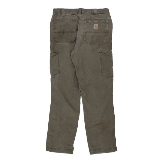 Vintage khaki Carhartt Carpenter Trousers - mens 34" waist