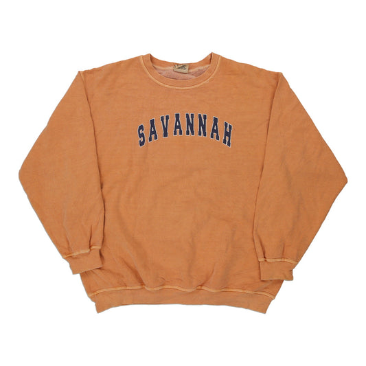 Vintage orange Savannah Avalon Apparel Sweatshirt - mens large