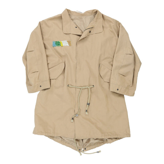 Vintage Interdee Jacket - XL Beige Cotton