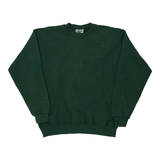 Vintage green Made in USA Blank Lee Sweatshirt - mens large