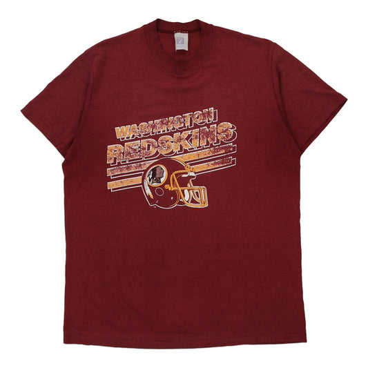 Vintage burgundy Made in USA Washington Redskins Logo 7 T-Shirt - mens large