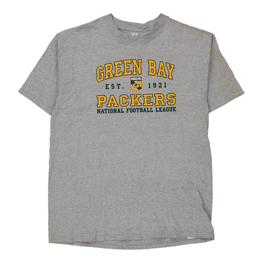 Vintage grey Green Bay Packers Nfl T-Shirt - mens large