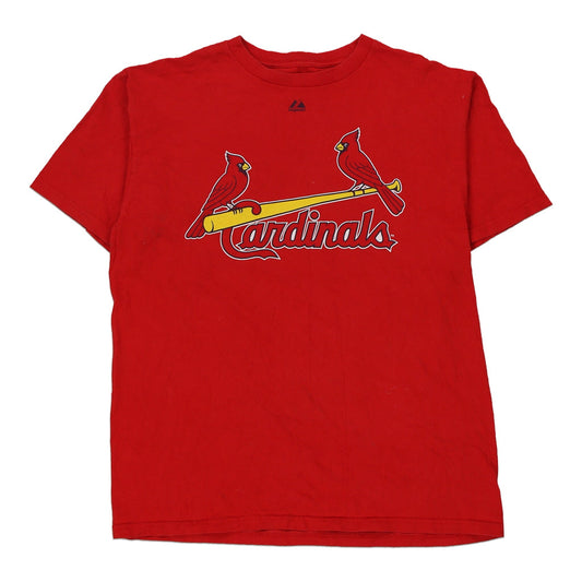 Vintage red St. Louis Cardinals Majestic T-Shirt - mens large