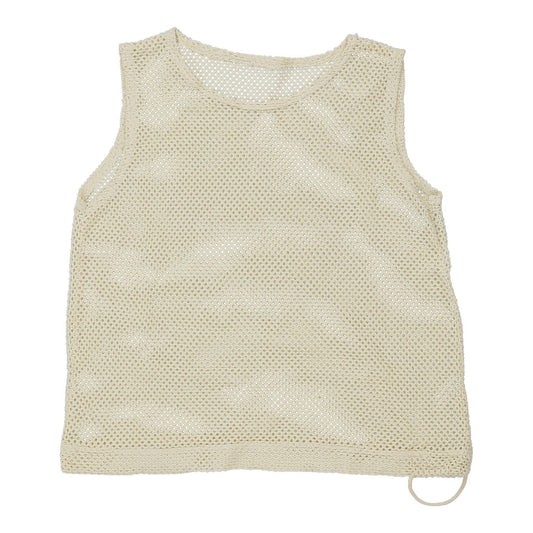 Vintage Unbranded Vest - Medium Beige Polyester