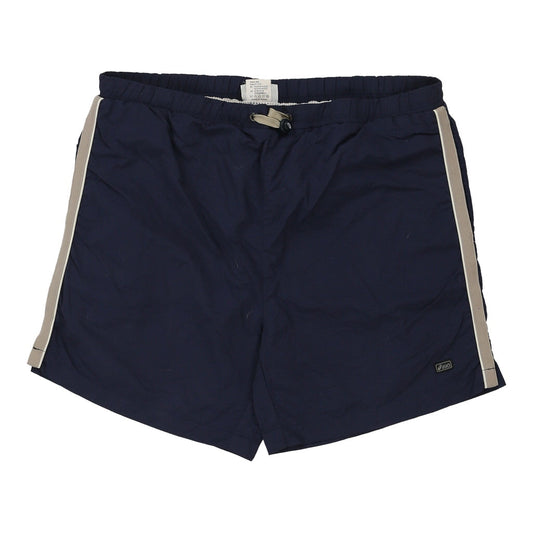 Vintage navy Asics Sport Shorts - mens x-large