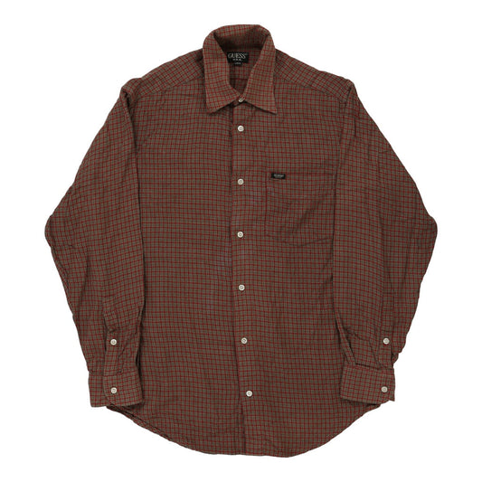 Vintage brown Guess Flannel Shirt - mens large