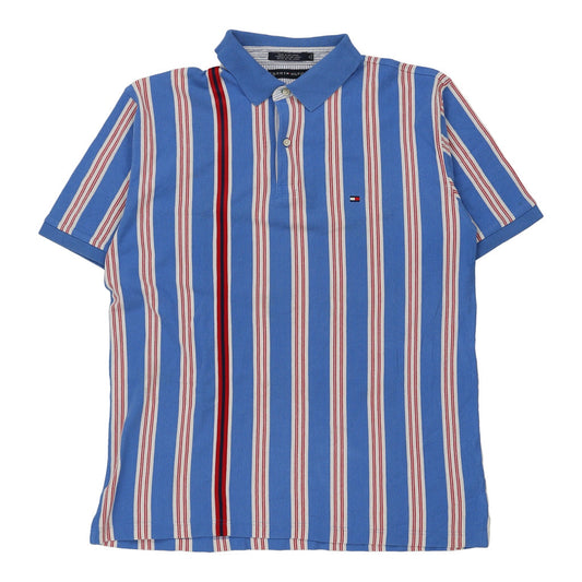 Vintage blue Tommy Hilfiger Polo Shirt - mens x-large