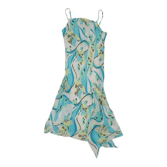 Vintage Promod Dress - Small Blue Polyester Blend