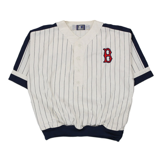 Vintage white Boston Red Sox Starter Jersey - mens large