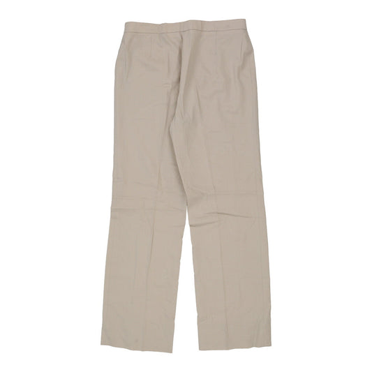 Vintage beige Dupont Trousers - womens 32" waist
