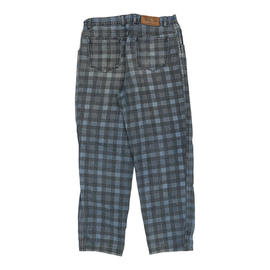 Vintage blue French Star Trousers - mens 32" waist