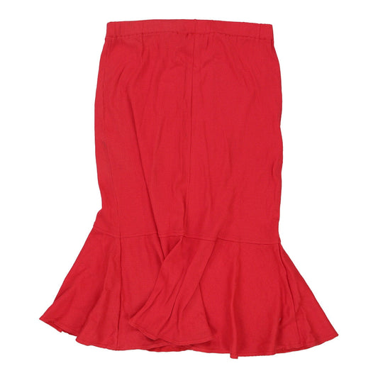 Vintage red Rock In Rio Skirt - womens medium