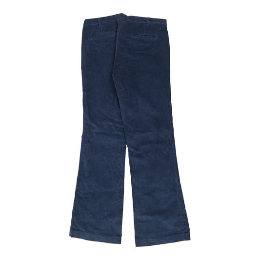 Vintage blue Benetton Cord Trousers - womens 32" waist