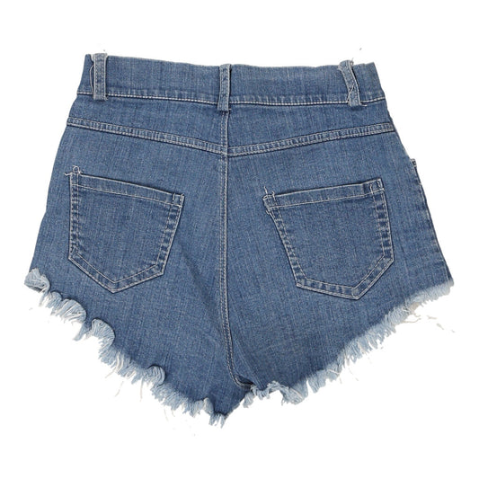 Vintage blue Unbranded Denim Shorts - womens 26" waist
