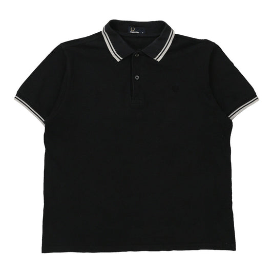 Vintage black Fred Perry Polo Shirt - mens medium