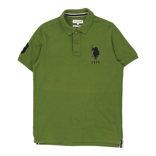 Vintage green U.S. Polo Assn. Polo Shirt - mens large