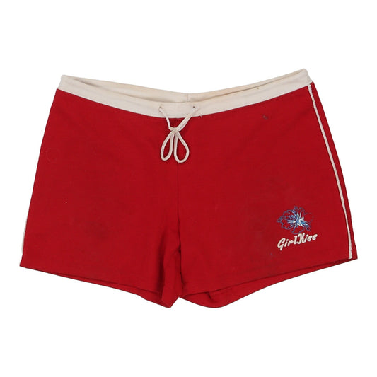 Vintage red Unbranded Sport Shorts - womens small