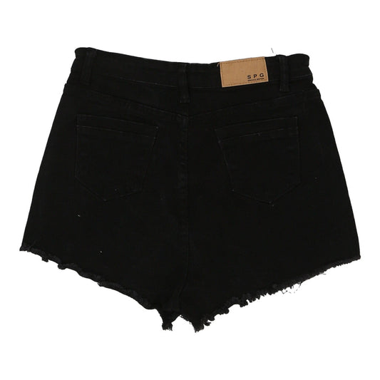 Vintage black Unbranded Denim Shorts - womens 26" waist