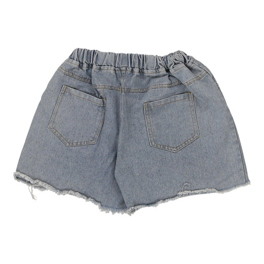 Vintage Unbranded Denim Shorts - Small Light Wash Cotton