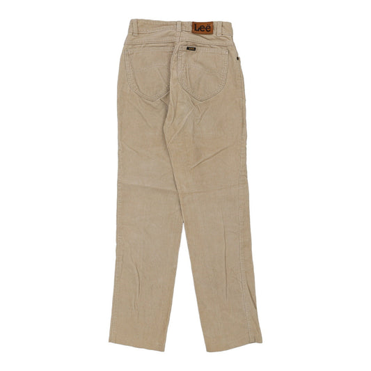Vintage beige Lee Cord Trousers - womens 28" waist
