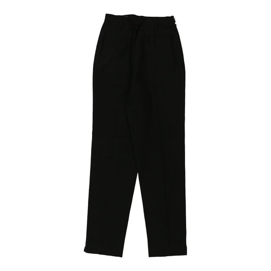 Vintage black G. Castaldini Trousers - womens 24" waist
