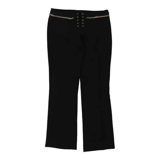 Vintage black Elisabetta Franchi Trousers - womens 32" waist