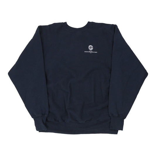 Vintage navy Made in USA Eagle Usa Sweatshirt - mens xx-large