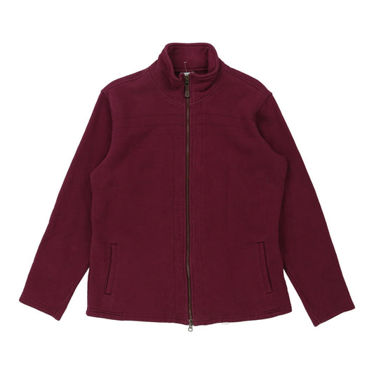 Vintage Columbia Zip Up - XL Red Cotton