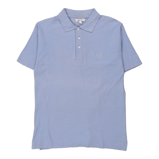 Vintage Gian Marco Venturi Polo Shirt - Large Blue Cotton