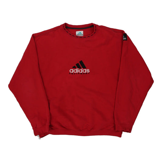 Vintage red Adidas Equipment Sweatshirt - mens x-large