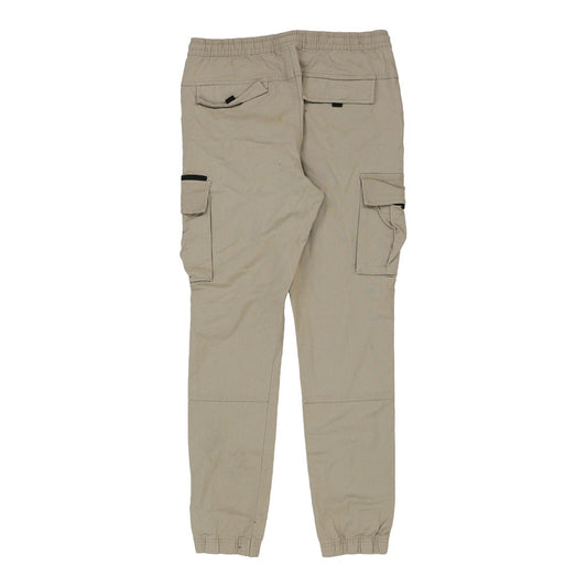 Vintage beige Denim Co. Cargo Trousers - mens medium