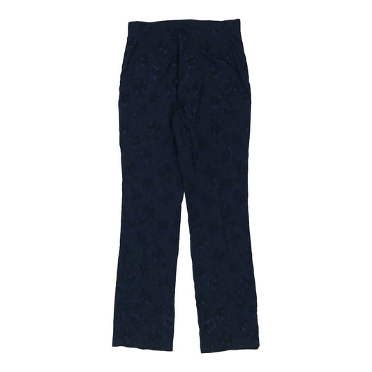 Vintage navy Sasch Trousers - womens 30" waist