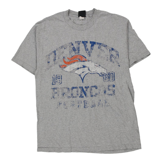 Vintage grey Denver Broncos Nfl T-Shirt - mens large