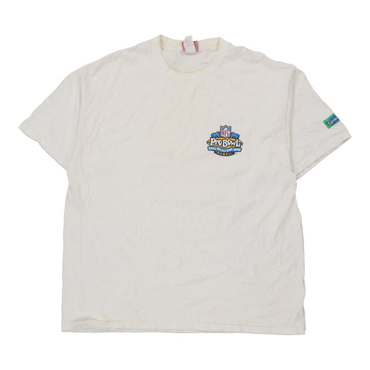 Vintage white Pro Bowl Nfl T-Shirt - mens x-large