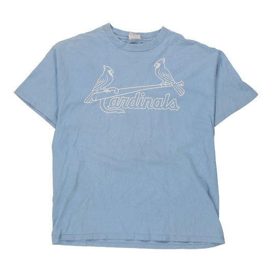 Vintage blue St. Louis Cardinals Majestic T-Shirt - mens large