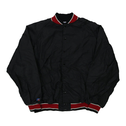 Vintage black Made in USA WithWorth Russell Athletic Varsity Jacket - mens x-large