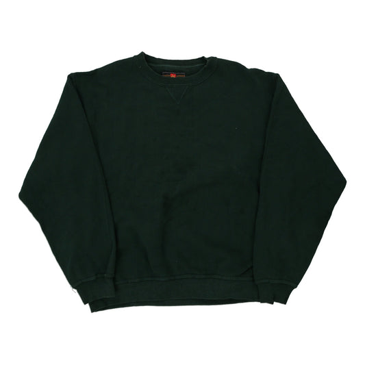 Vintage green Blank Russell Athletic Sweatshirt - mens large