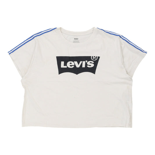Vintage white Levis T-Shirt - womens small