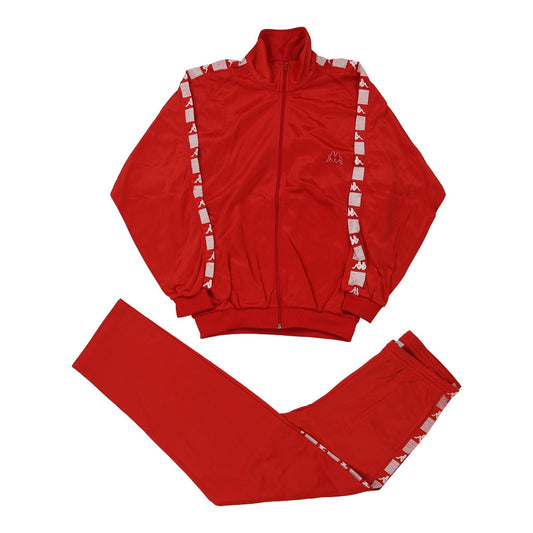 Vintage red Kappa Full Tracksuit - womens medium