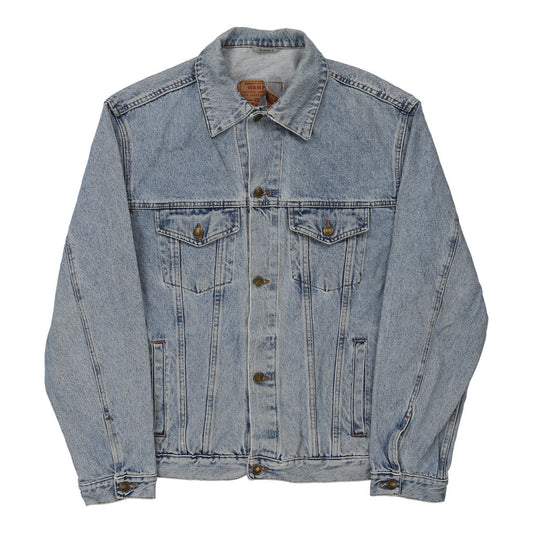Vintage light wash Wampum Denim Jacket - mens large
