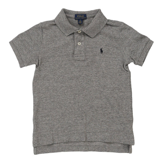 Vintage Age 5 Ralph Lauren Polo Shirt - XS Grey Cotton