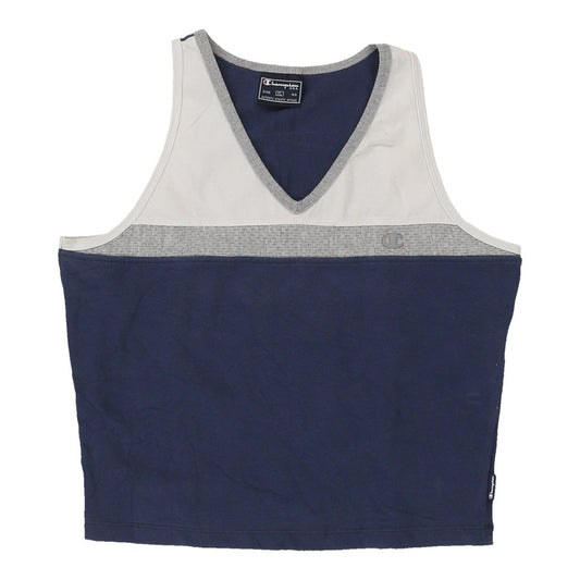Vintage block colour Champion Vest - womens x-large