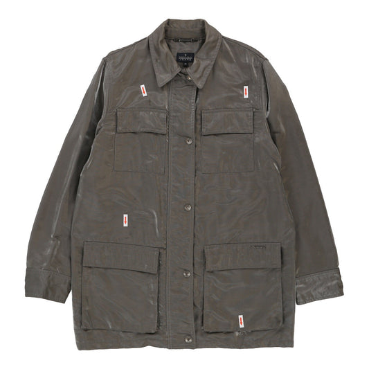 Trussardi Jacket - Large Brown Polyamide